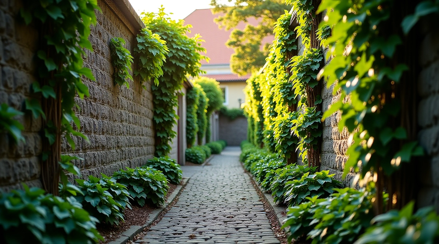 Murallas del casco antiguo medieval de Tallinn con exuberantes jardines verdes